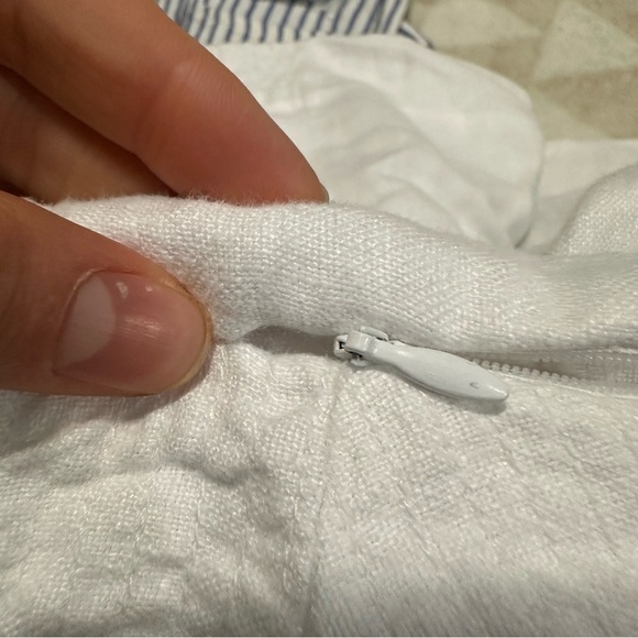 Madewell Square-Neck Mini Dress in 100% Linen - Picture 8 of 8